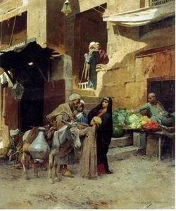 Arab or Arabic people and life. Orientalism oil paintings 179, unknow artist